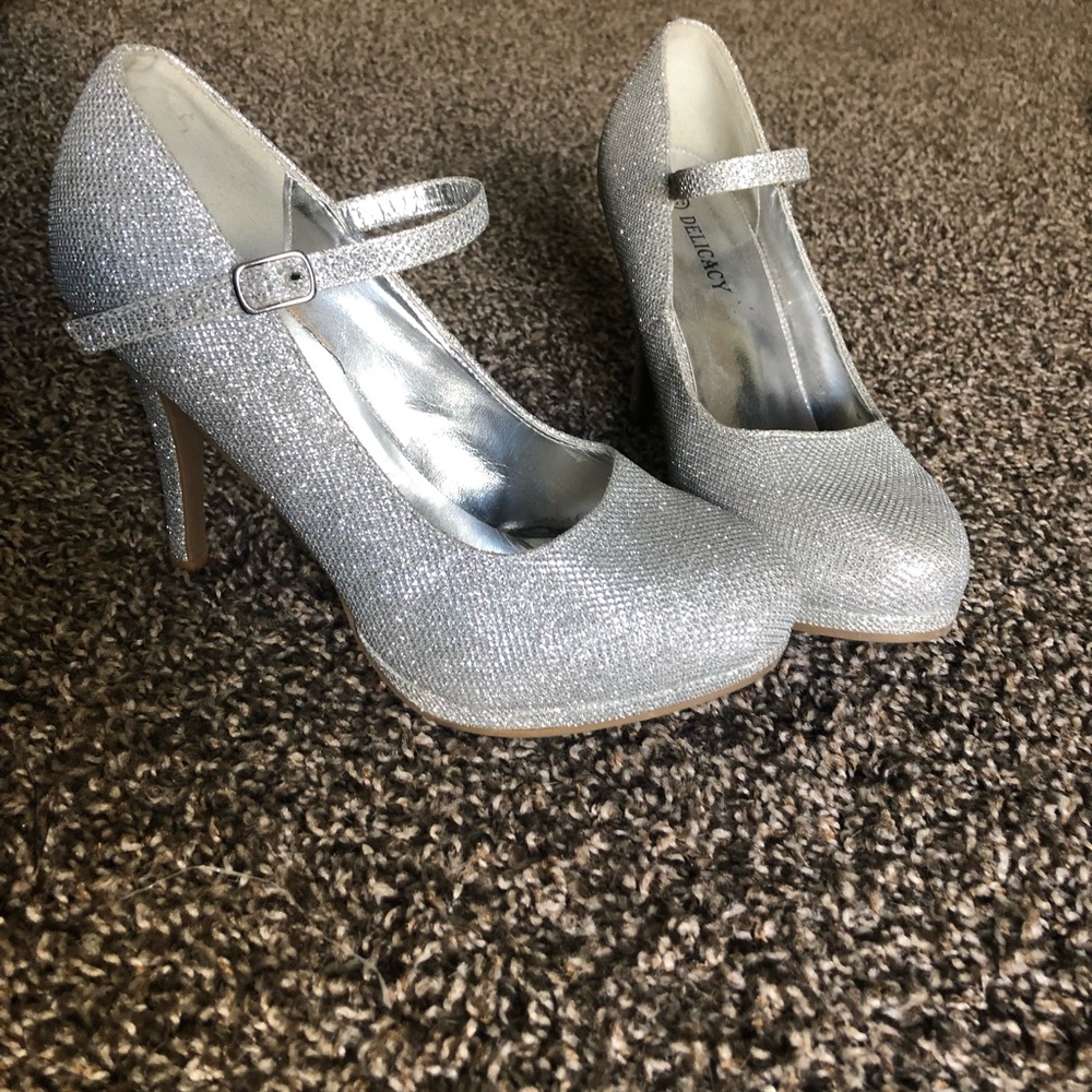 Sparkle Strap Heels